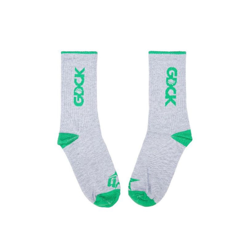 GDCK KAOS KAKI / Socks High / Kaos Kaki Unisex / Kaos Kaki Panjang / Socks Grey / SOCKS MIGREEN HIGH