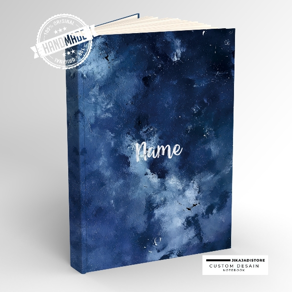 

Notebook Custome NAMA HardCover ukuran A5/ jurnal diary Custome/ Buku Catatan Custome