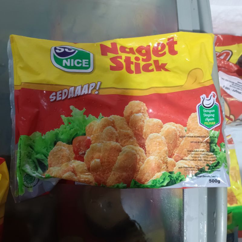 

PROMO !!! Nugget Stik Ayam 500g / NUGGET SO NICE 500g