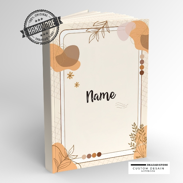 

Notebook Custome NAMA HardCover ukuran A5/ jurnal diary Custome/ Buku Catatan Custome / BUKU TULIS