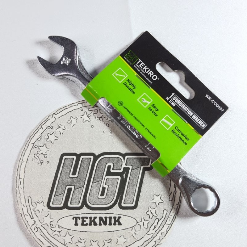 TEKIRO Kunci ring pas 12mm / pas ring ukuran 12mm