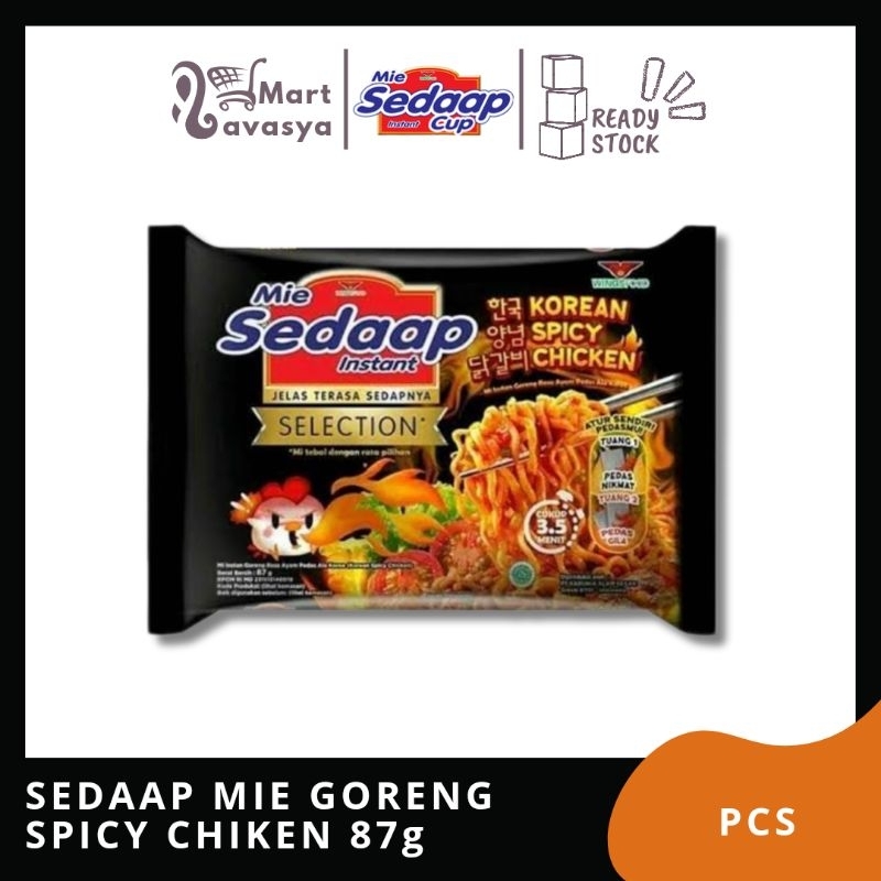 

SEDAAP MIE GORENG KOREAN SPICY CHIKEN 87g - 1 PCS - KOTA BANDUNG - LAVASYA MART