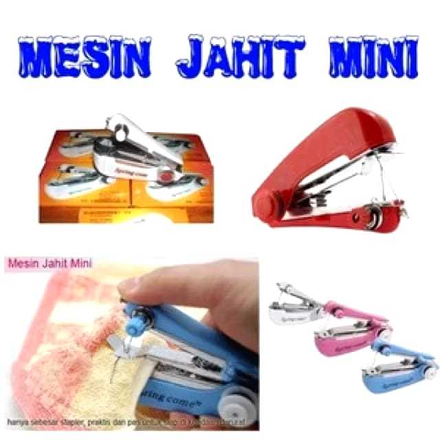 Mesin Jahit Mini Portable / Steples Mesin Jahit Tangan Manual