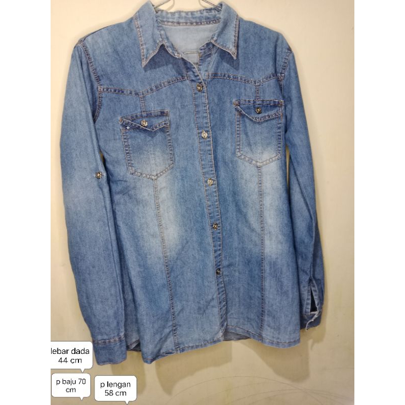 kemeja denime PL