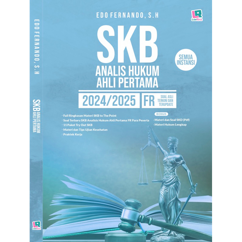 BUKU (Biru Laut) SKB ANALIS HUKUM AHLI PERTAMA CPNS SEMUA INSTANSI 2024/2025