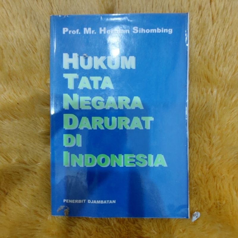 BUKU LANGKA HUKUM TATA NEGARA DARURAT DIINDONESIA BY HEAN SIHOMBING