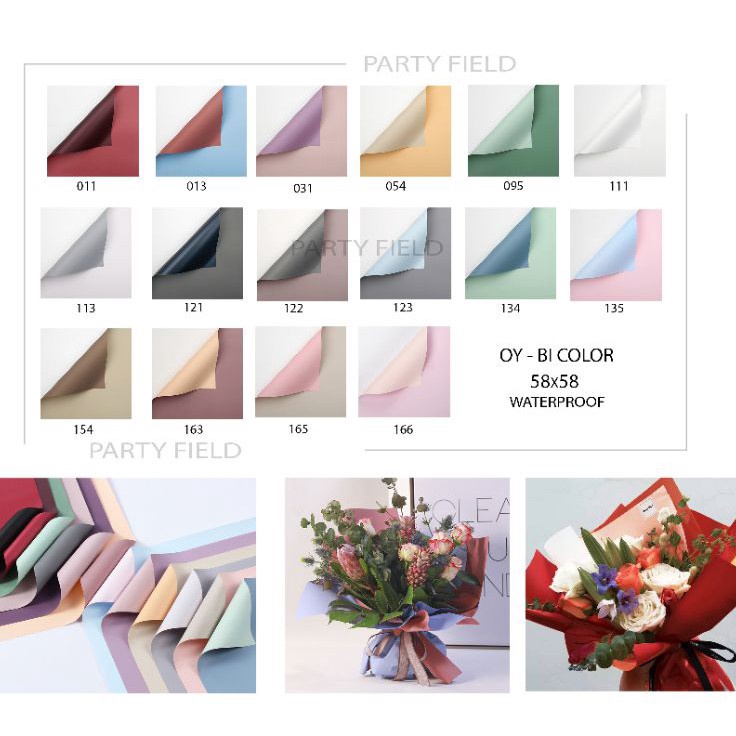 

Serba Grosir 1PAK2PCS OY kertas bunga flower wrapping paper HIGH QUALITY