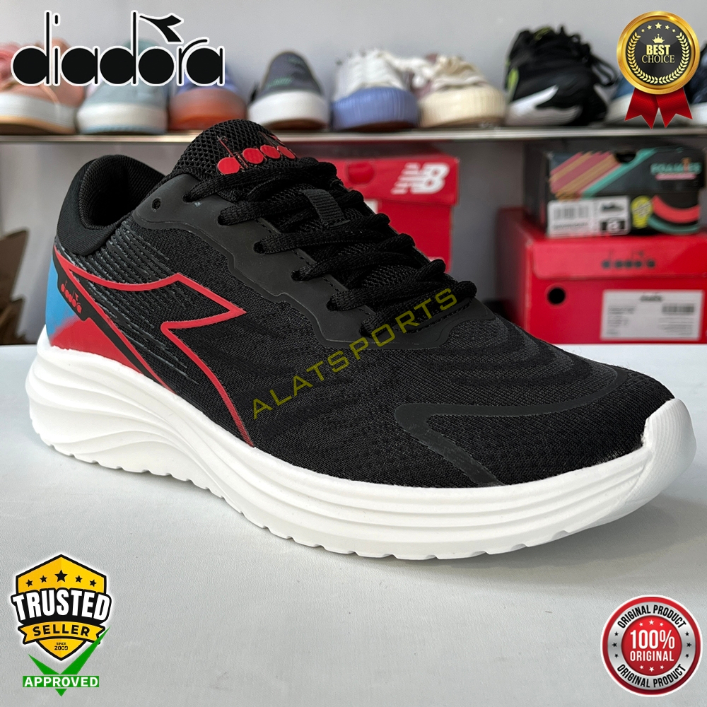 Diadora Sepatu Running Sneaker Pria Nyaman Original