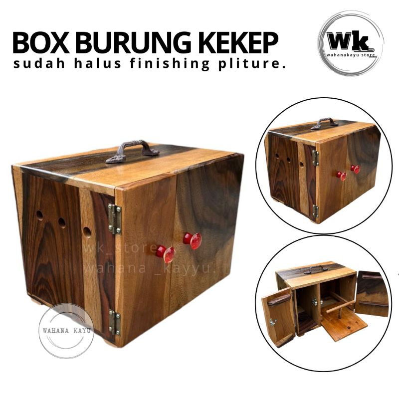 BOX BURUNG FREEFLY, BOX BURUNG KEKEP SUDAH FINISHING