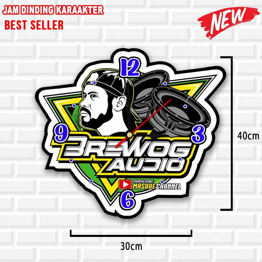 JAM KARAKTER BREWOG - JAM DINDING KARAKTER NANDA - BREWOG AUDIO - NANDA AUDIO - NGX AUDIO - RISWANDA