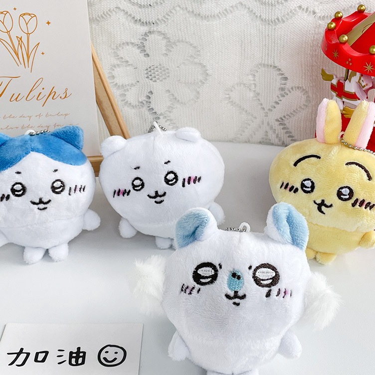 Super Heboh  Drozenb Gantungan Kunci Plush Mainan Kartun ChikawaGantungan kunci keychain boneka hewa