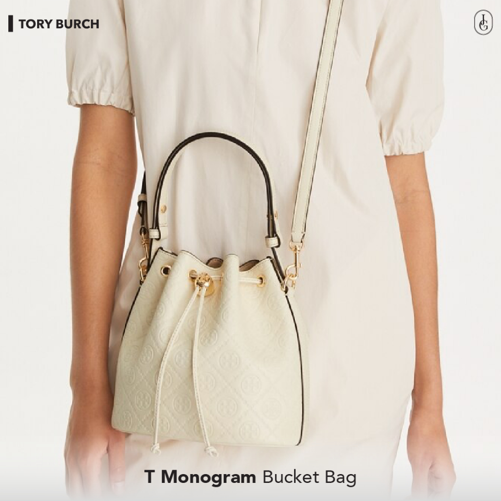 Tory Burch T Monogram Bucket Bag
