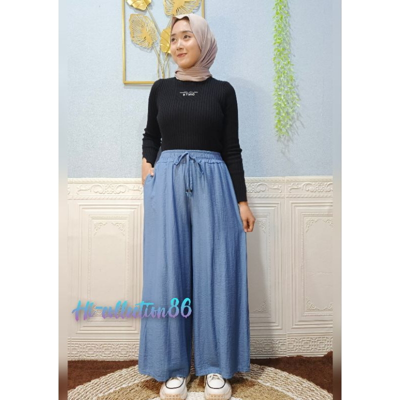 celana kulot linen-celana linen higwaist-celana katun linen-kulot linen higwaist-celana kulot linen 