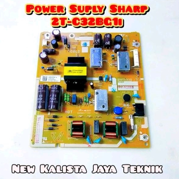 POWER SUPLY TV SHARP 32BG1I ORIGINAL QPWBFG800WJN5 PSU SHARP 2T-C32BG1I REGULATOR TV C32BG1I PSU 2TC