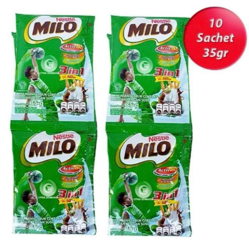 

Milo Active-Go&3in1 Minuman Serbuk Coklat 22gr*10 Sachet