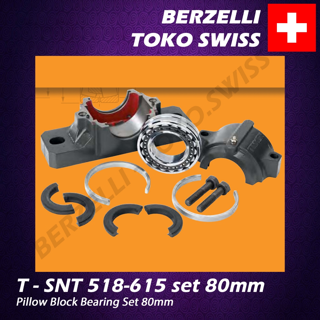 T – SNT 518-615 plus 22218 KEJW33C3 Set Komplit Pillow Block Bearing