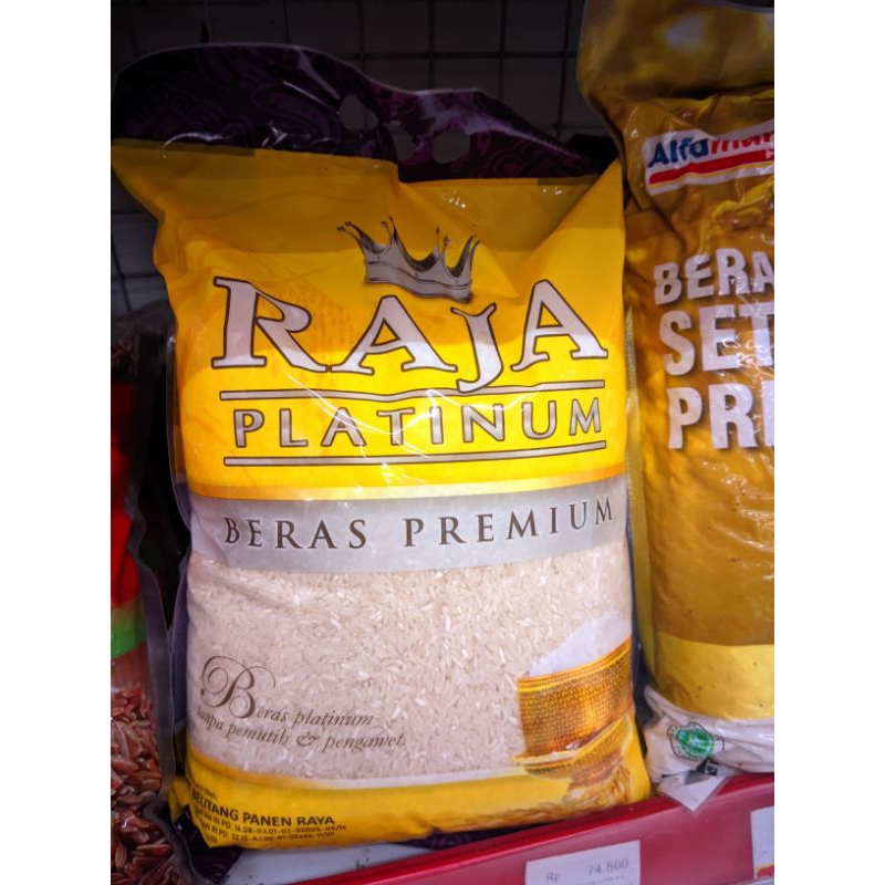 

BERAS MURAH KUALITAS PREMIUM || Beras Raja Platinum 5Kg