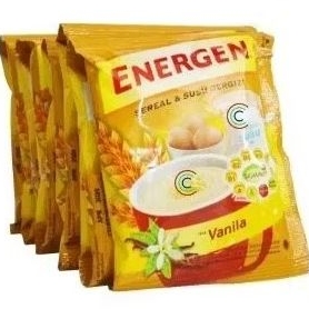 

Energen Susu dan Sereal Rasa Vanila Kacang Hijau Coklat Kurma Jahe Isi 10 Sachet