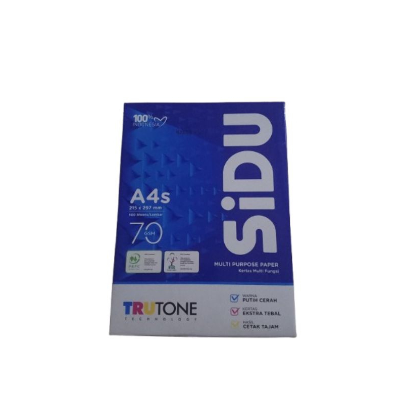 

Kertas HVS SIDU A4 70GMS