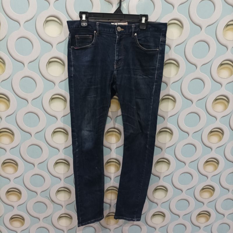 CELANA JEANS PRIA SECOND EVISU ORIGINAL SIZE 34 JZR025