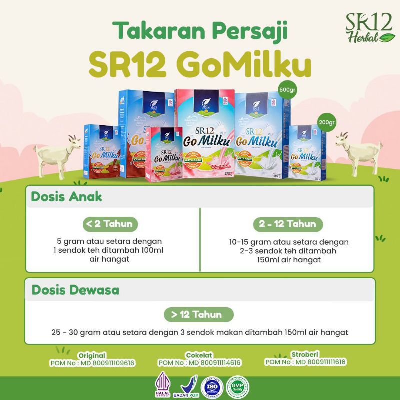 

SUSU KAMBING GO MILKU SR12