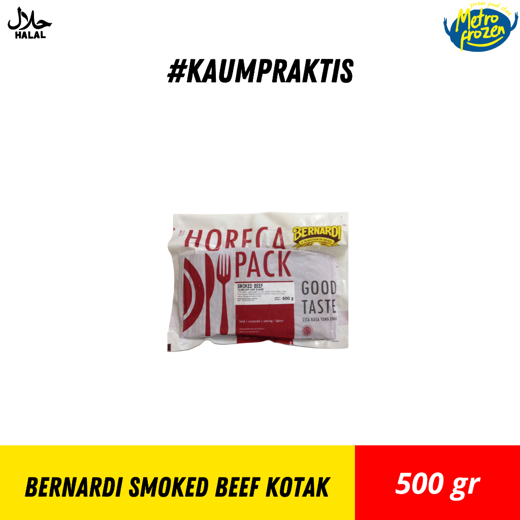 

Bernardi Smoked Beef Kotak 500gr