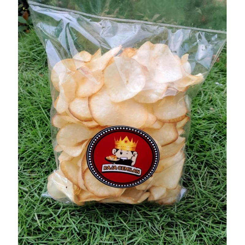 

Keripik singkong original asing gurih 1kg-Raja cemilan