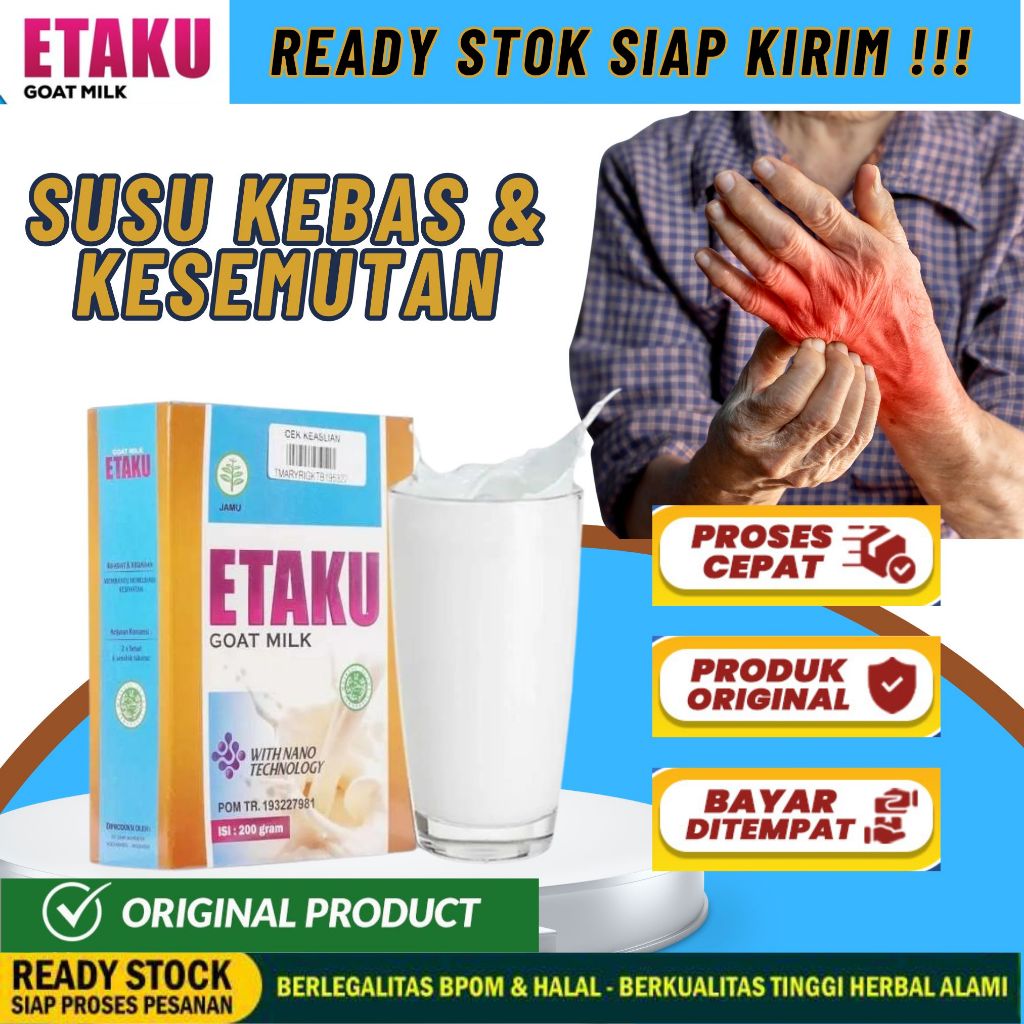 

Obat Kebas Dan Kesemutan Tangan Dan Kaki Susu Kambing Etawa Walatra Etaku Goat Milk