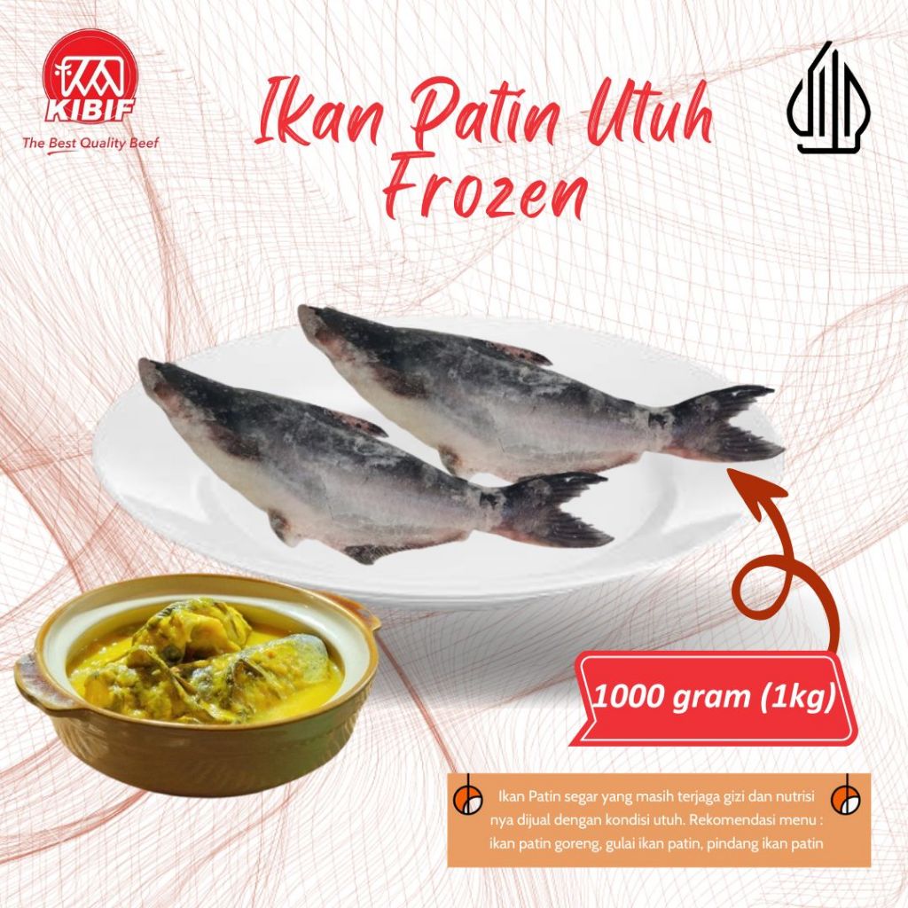 

IKAN PATIH UTUH FROZEN 1 KG