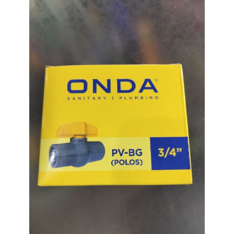 ballvalve onda 3/4inch /stop keran onda pvc