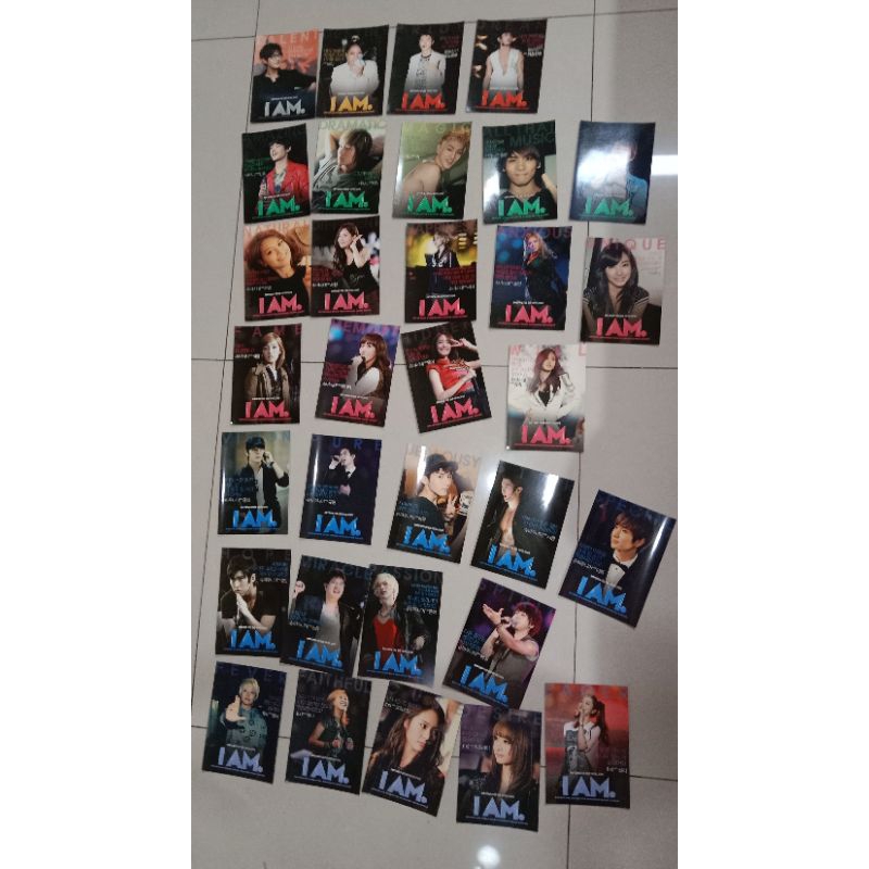 I AM POSTCARD OFFICIAL SMTOWN SM TOWN KANGTA BoA TVXQ DBSK SUPER JUNIOR SUJU SNSD GIRLS' GENERATION 