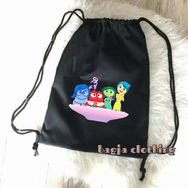 tas serut / tas sekolah anak laki-laki perempuan inside out