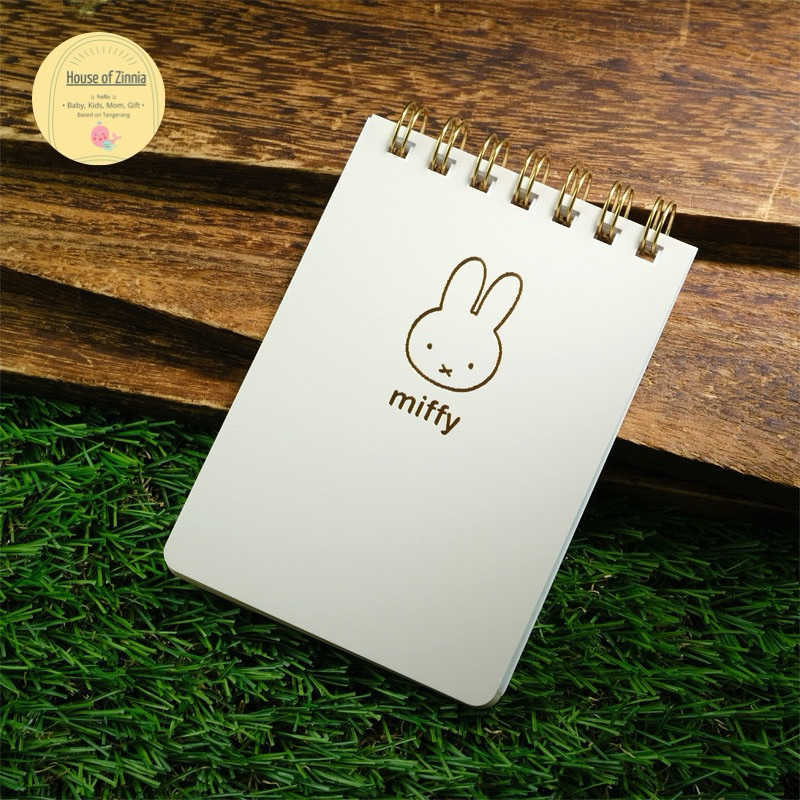 

MINI NOTE MEMO MIFFY KUTSUWA BSS WHITE GREY SERIES - READY