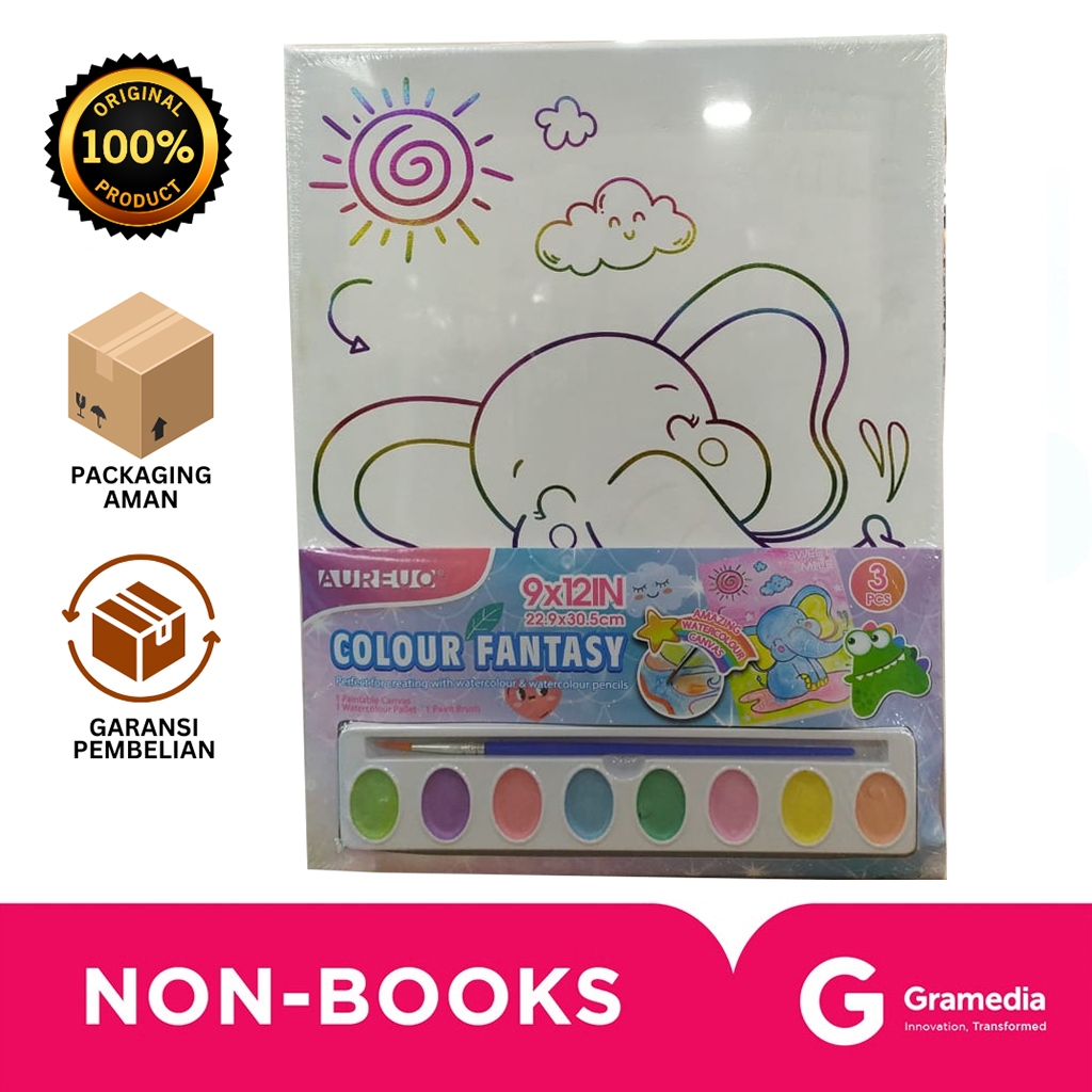 

Gramedia Bali - PHOENIX AUREUO CANVAS SET COLORFANTASY - ELEPHANT