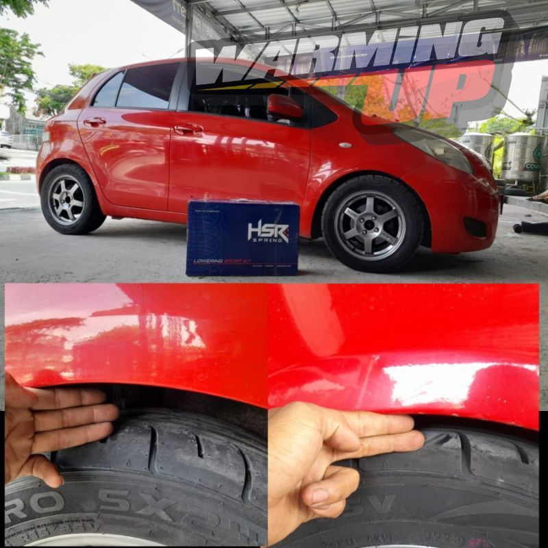 Lowering Kit Mobil Toyota Yaris Merk Hsr Wheel