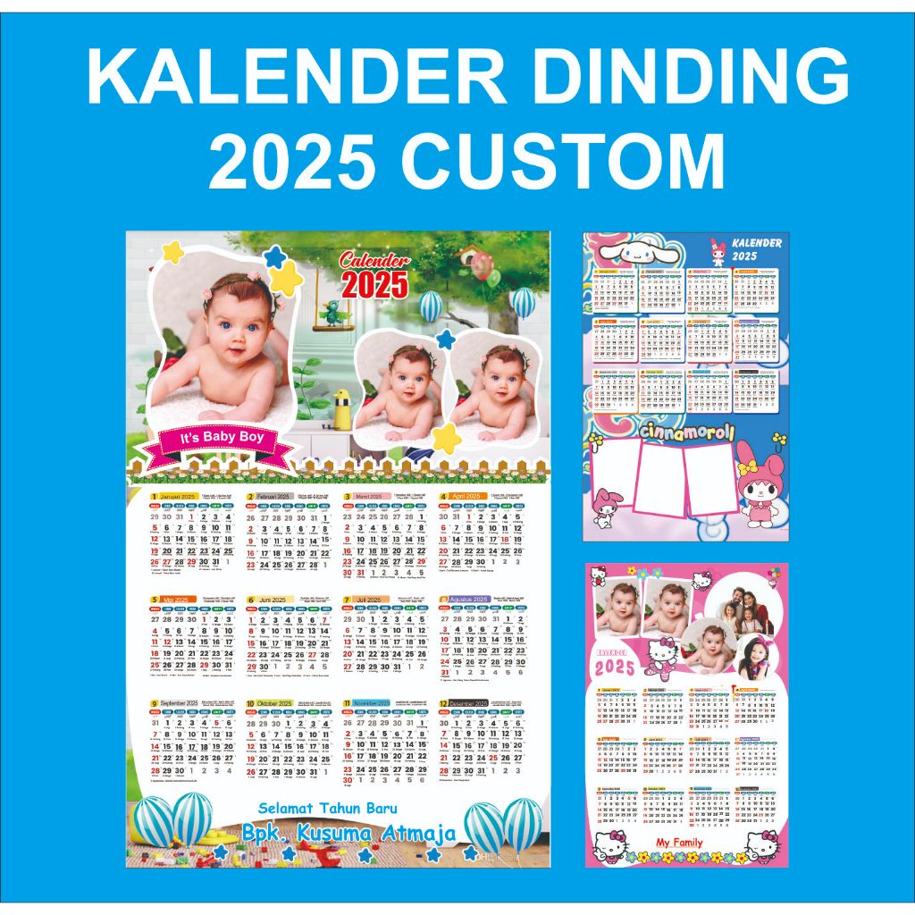 

KALENDER CUSTOM KALENDER DINDING KALENDER 2025