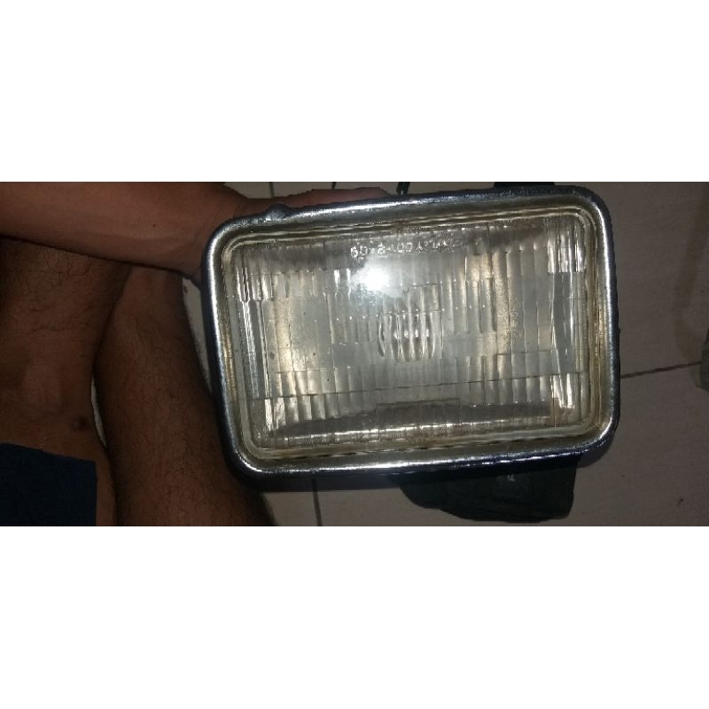 reflektor lampu headlamp depan assy kotak suzuki TRS A100 TS125 GP100 ori original japan bekas