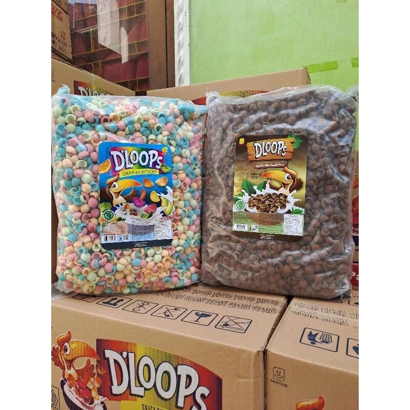 

(BULKY) DLOOPS Sereal Buah dan Cokelat 1kg