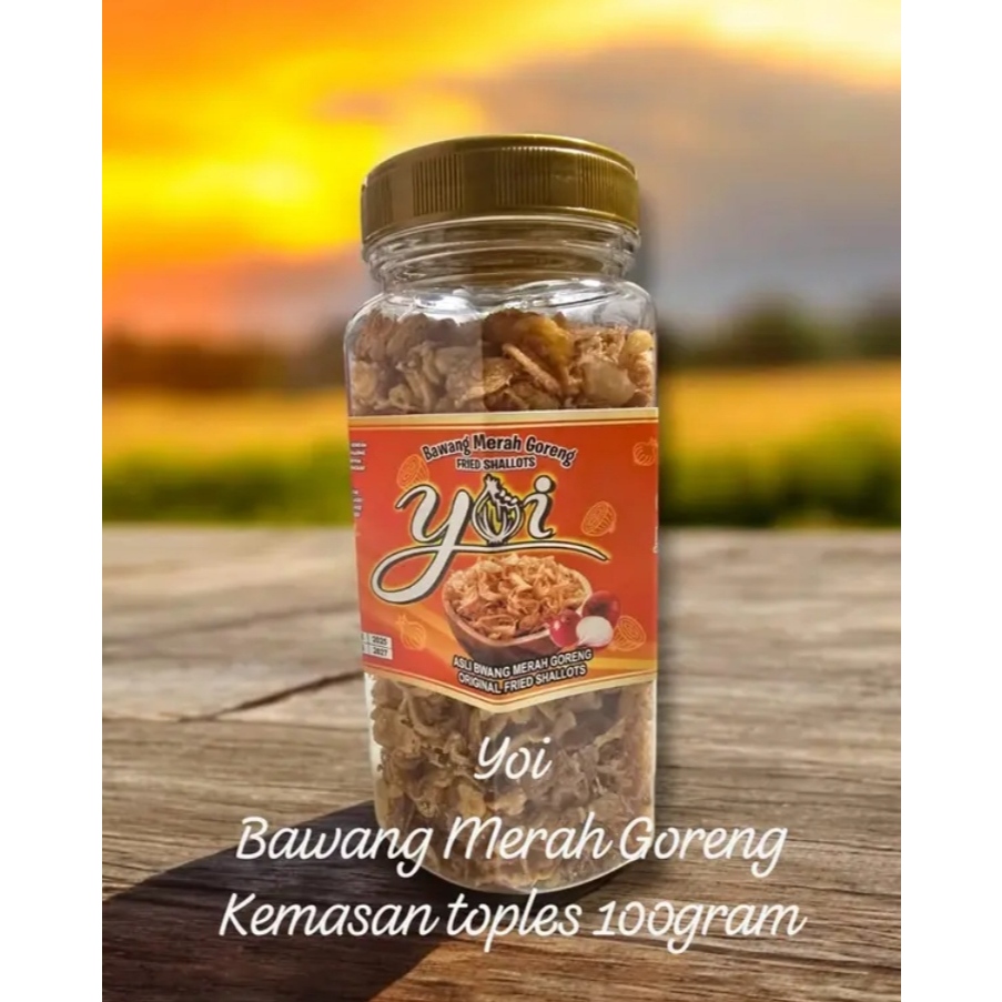 

Bawang Merah Goreng/kemasan 100g/YOI Pusat Bagor/asli bawang goreng