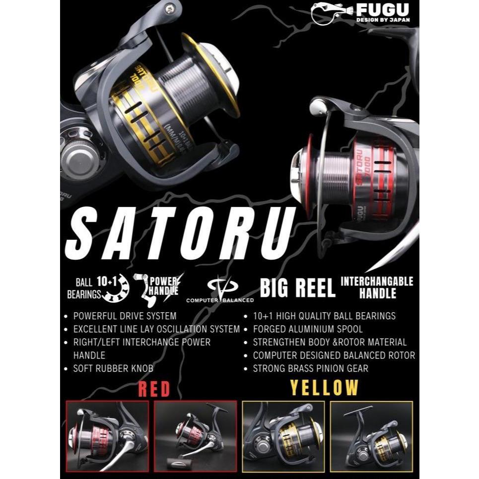 Reel Spinning Besar Fugu Satoru PH (Power Handle) 7000/8000