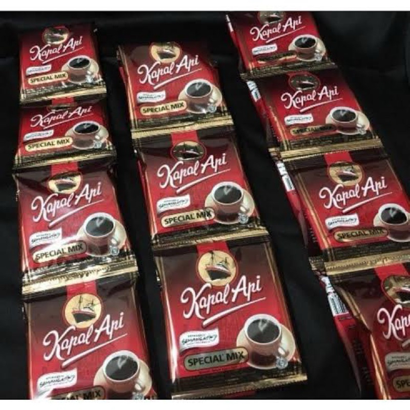 

Kopi KAPAL API MIX - Kopi + Gula - 1 Karton/Dus isi 12 renceng
