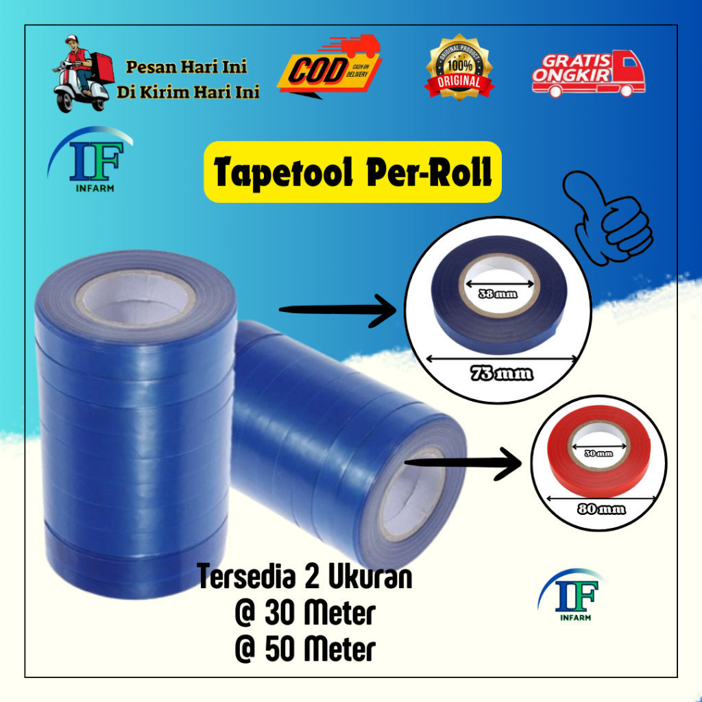 

PER-ROLL Pita Tapetool Premium Panjang INNFARM