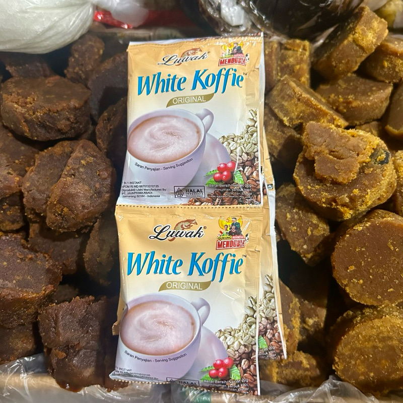 

Kopi Luwak White Coffie Original 1 renceng isi 12 sachets