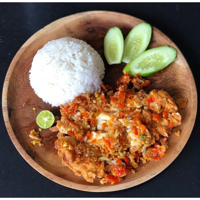 

Nasi Ayam Geprek