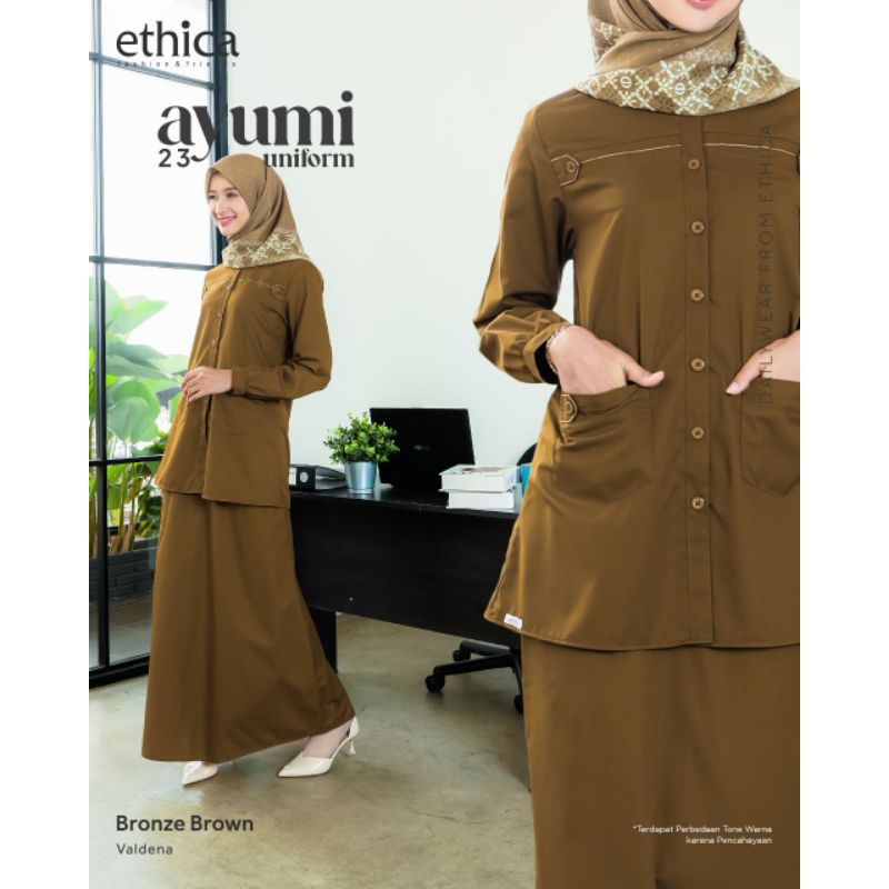 BAJU PEMDA WANITA / BAJU ASN / BAJU GAMIS PEMDA / AYUMI UNIFORM ETHICA