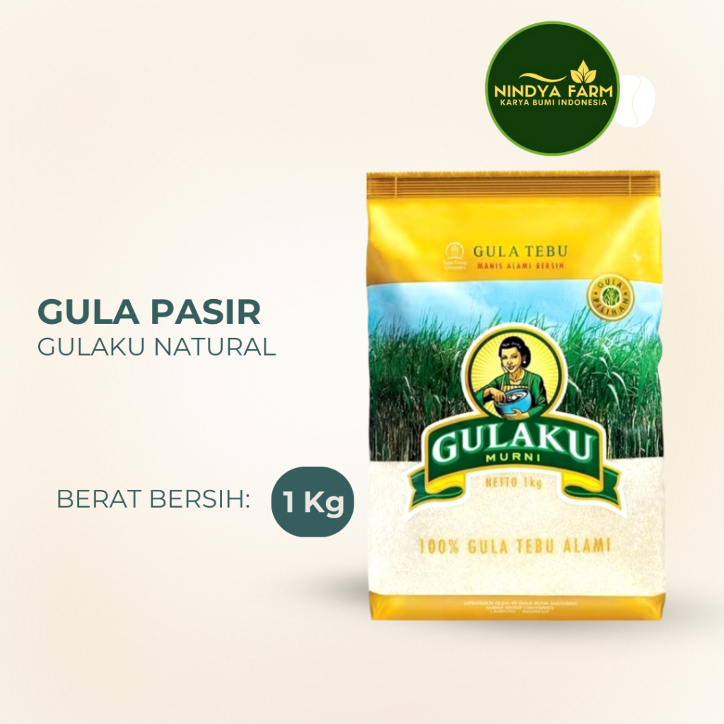 

GULA PASIR KRISTAL GULAKU KUNING 1 KG