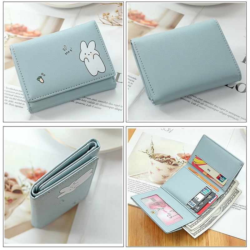 BIG PROMO MK DOMPET LIPAT CANTIK MOTIF ANIMAL CUTE FASHION WANITA DOMPET KECIL WANITA CUTE KOREAN