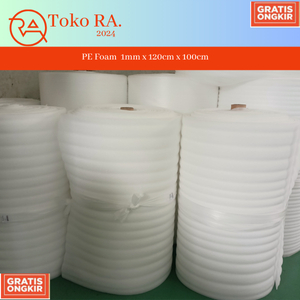 

PE FOAM 1MM X 120 CM X 100 CM