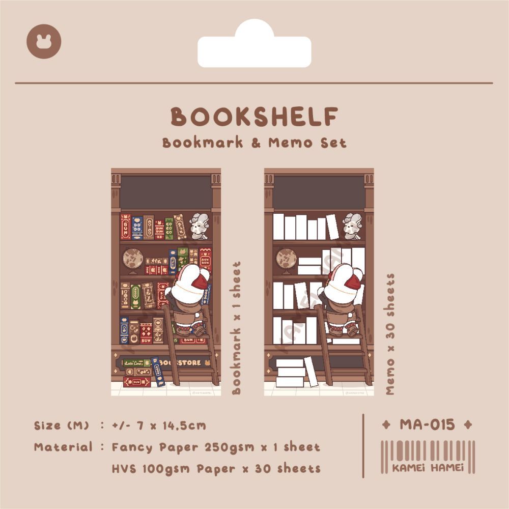

KAMEI HAMEI Bookstore Memopad / Kertas Catatan