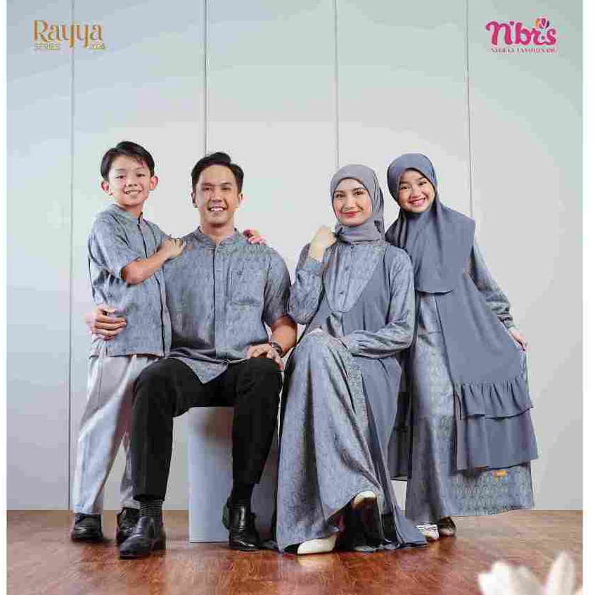 NIBRAS SARIMBIT 2025 TERBARU RAYYA SERIES HYRA MIDNIGHT BLUE BY NBRS FASHION // SETELAN PAKAIAN SERA